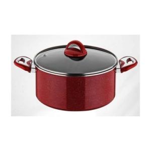 قدر جرانيت احمر مقاس 24