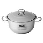 قدر استيل 18/10 تركي مقاس 22